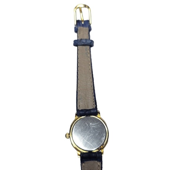 Ladies All Blue 22mm Edison Quartz Watch Runs Well New Battery main image 8